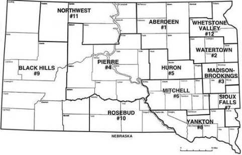 SDSMA District Map